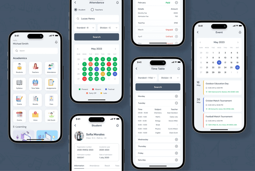 School ERP Interface